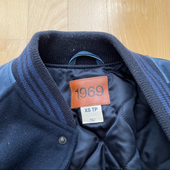 Gap Leather Wool Varsity Jacket - Picture 12 of 14